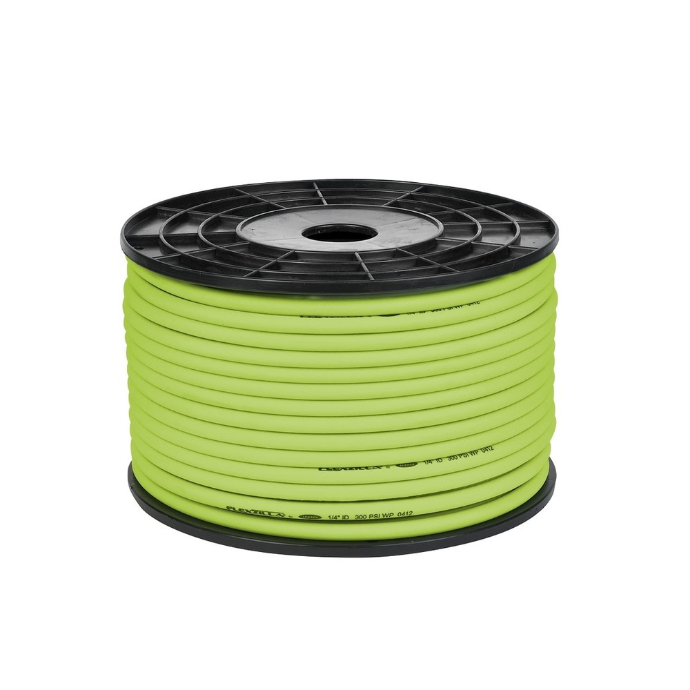 Flexzilla Pro Air Hose 1/4″ x 250′ with Plastic Spool in ZillaGreen - Flockneti