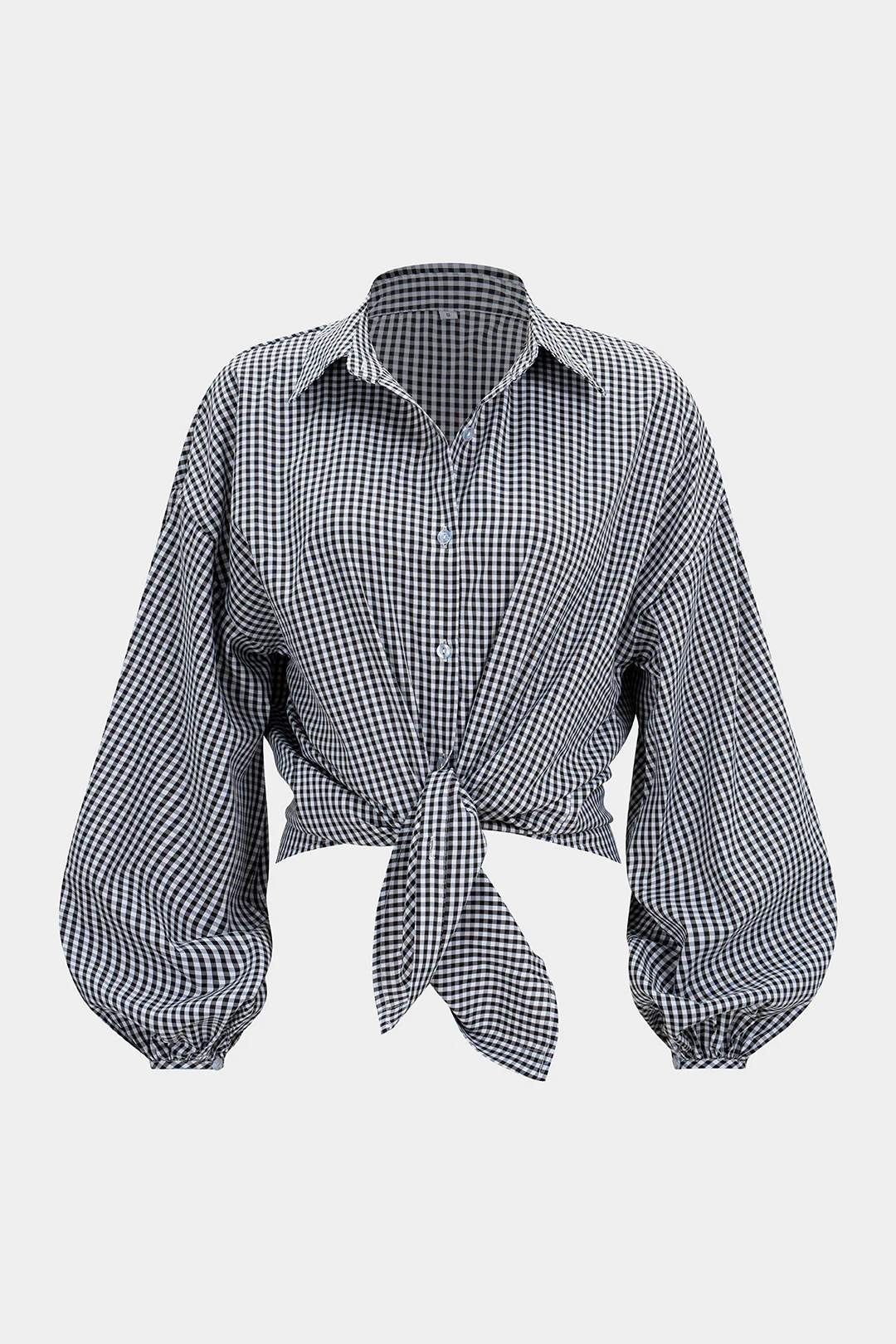 Plaid Print Long Sleeve Shirt - Flockneti