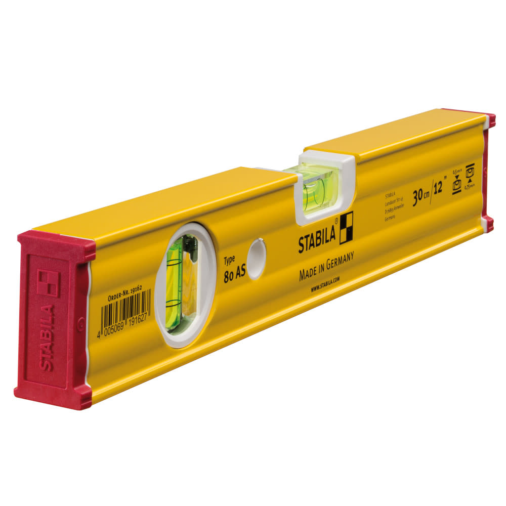 Stabila 12 Inch Type 80 AS Spirit Level Tool – STABILA - Flockneti