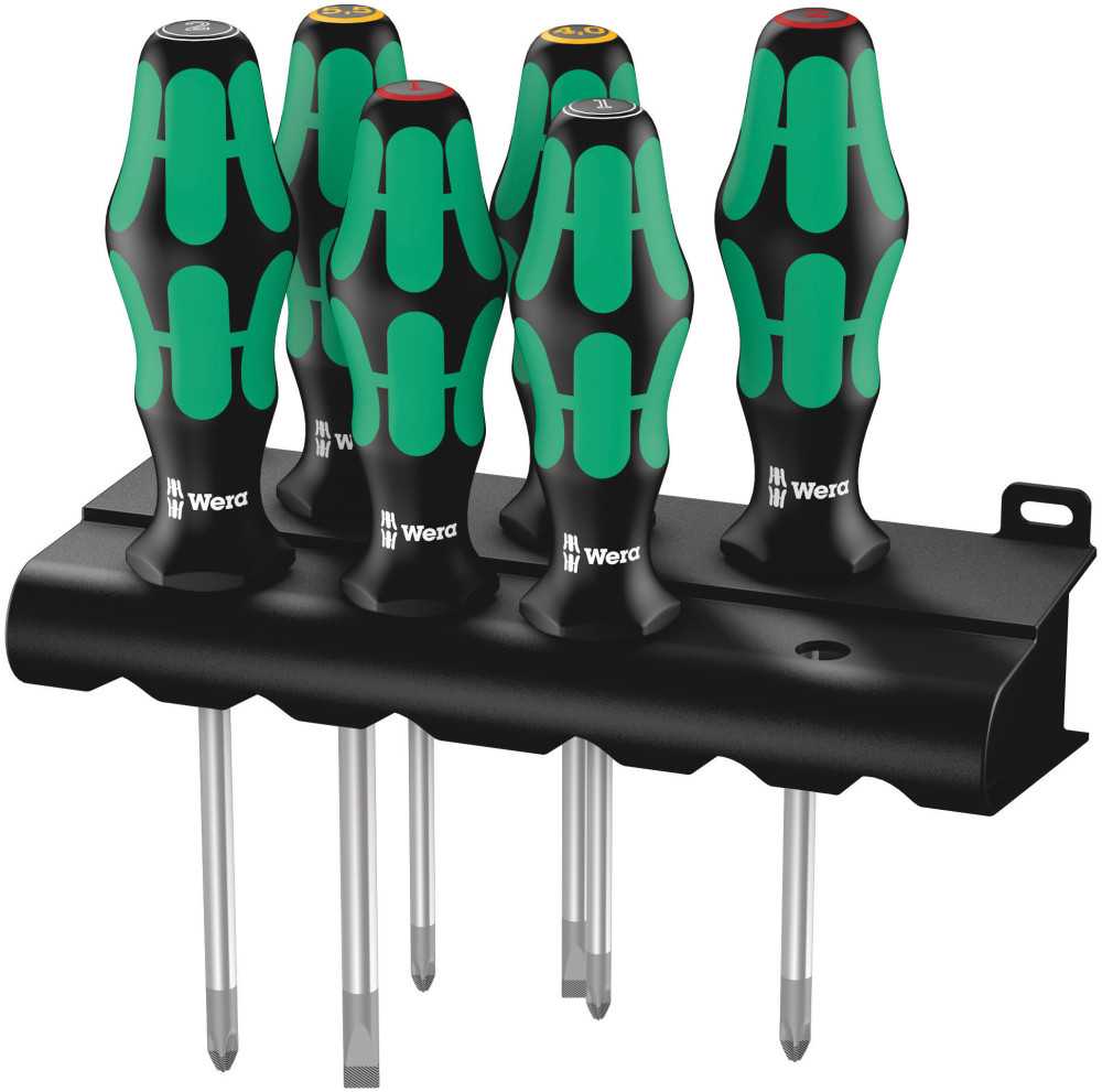 Wera Tools 6pc 335/350/355/6 Lasertip Screwdriver Set - Flockneti