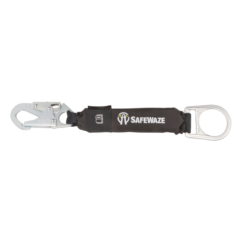 Safewaze 18″ Energy Absorber with Snap Hook & D Ring - Flockneti