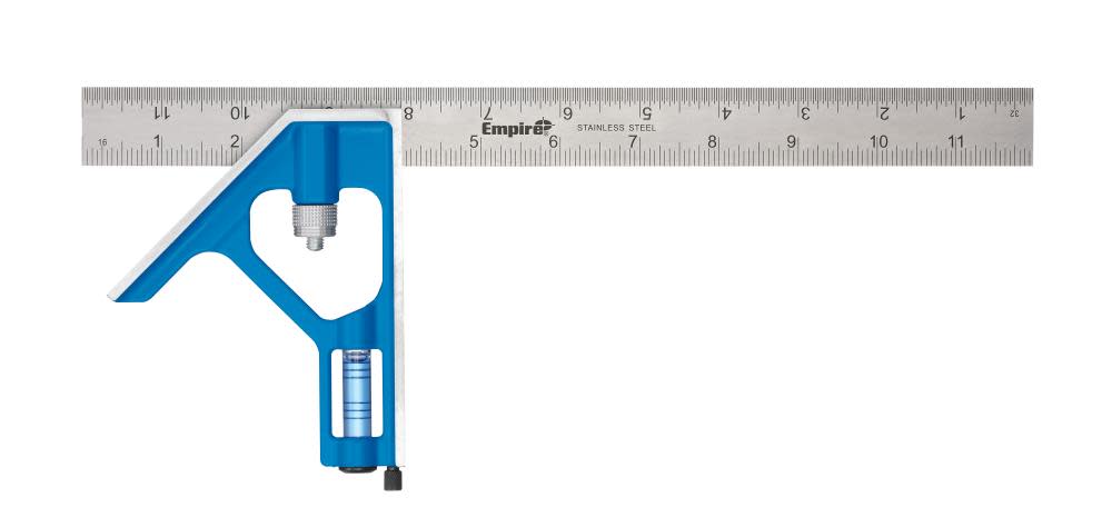 Empire Level 12 in. True Blue Combination Square - Flockneti