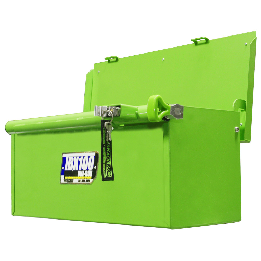 Green Touch Tool/Storage Uni Box For Open/Enclosed Trailer - Flockneti