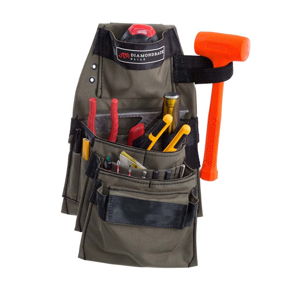 Diamondback Toolbelts Ranger Green Left Side Elias 2.0 Tool Pouch - Flockneti
