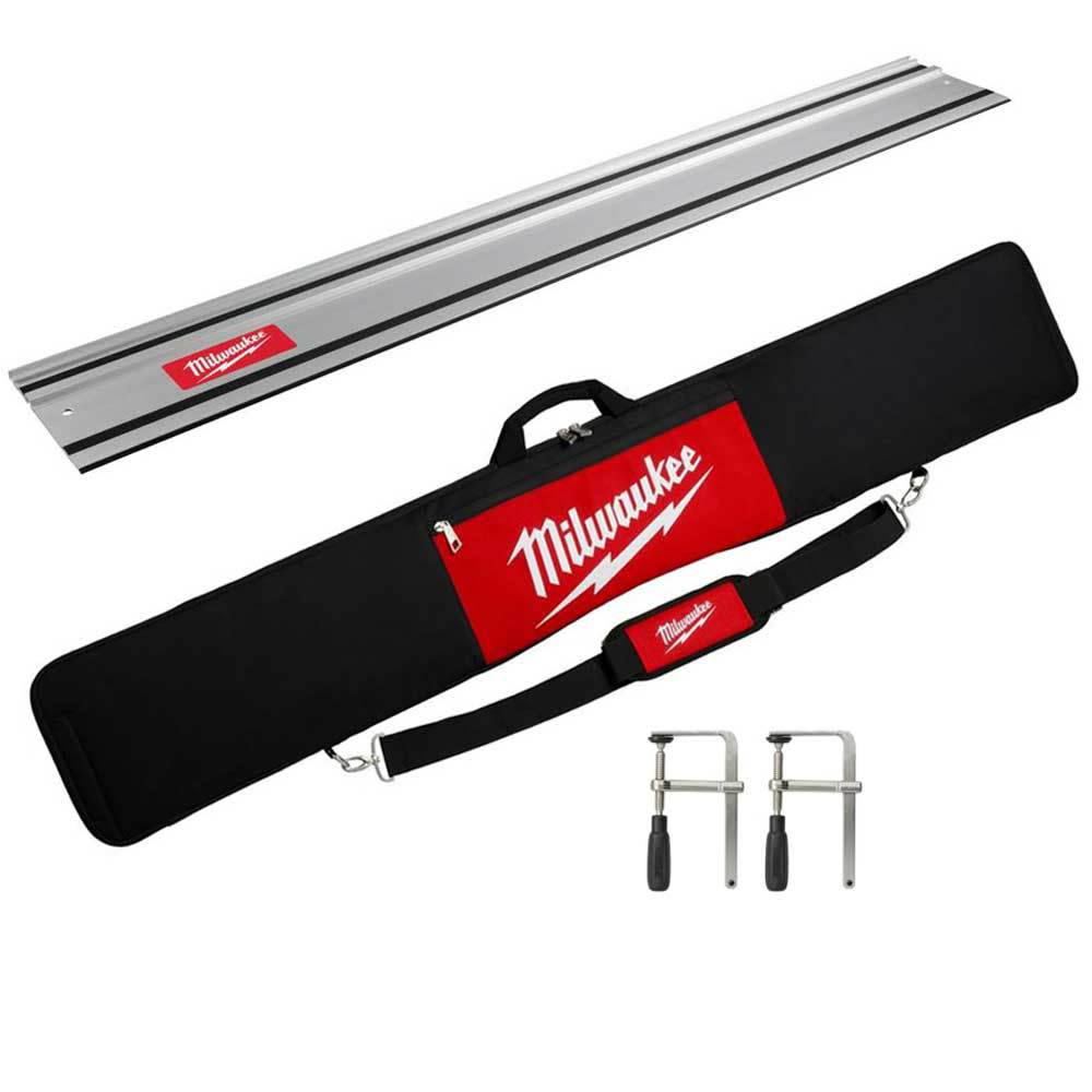 Milwaukee Track Saw 55″ Guide Rail Clamps & Bag Bundle - Flockneti