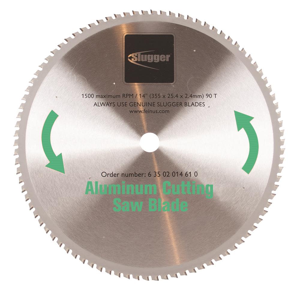 Fein 14 In. Saw Blade for Cutting Aluminum for the 14 In. Slugger by Metal Chop Saw - Flockneti