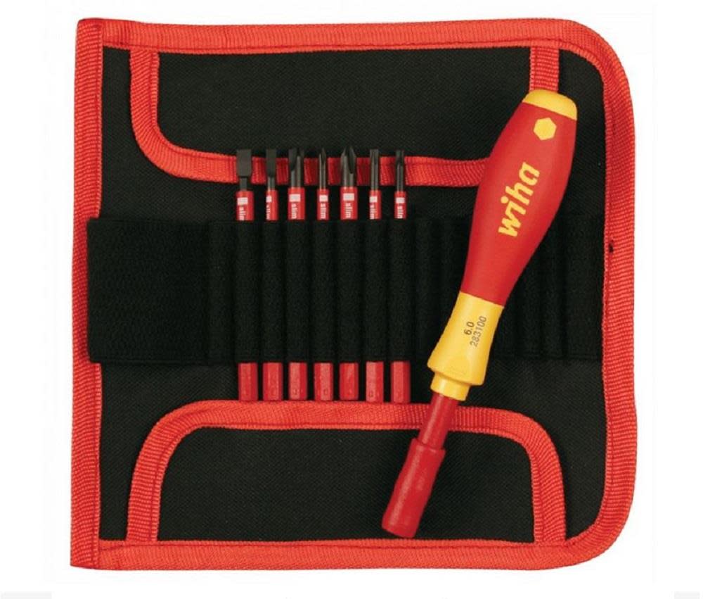 Wiha Insulated SlimLine Interchangeable Blade Set 8 Piece - Flockneti