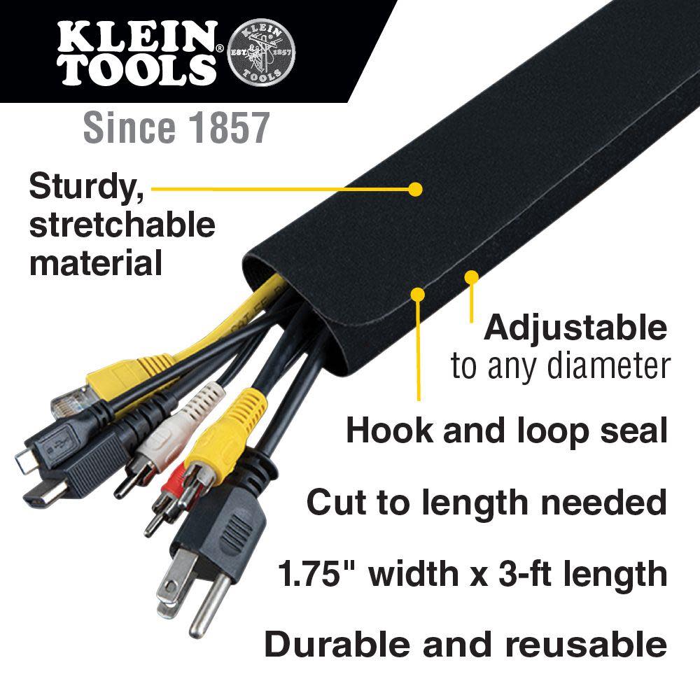 Klein Tools CableManagement Sleeve Set 2pk - Flockneti