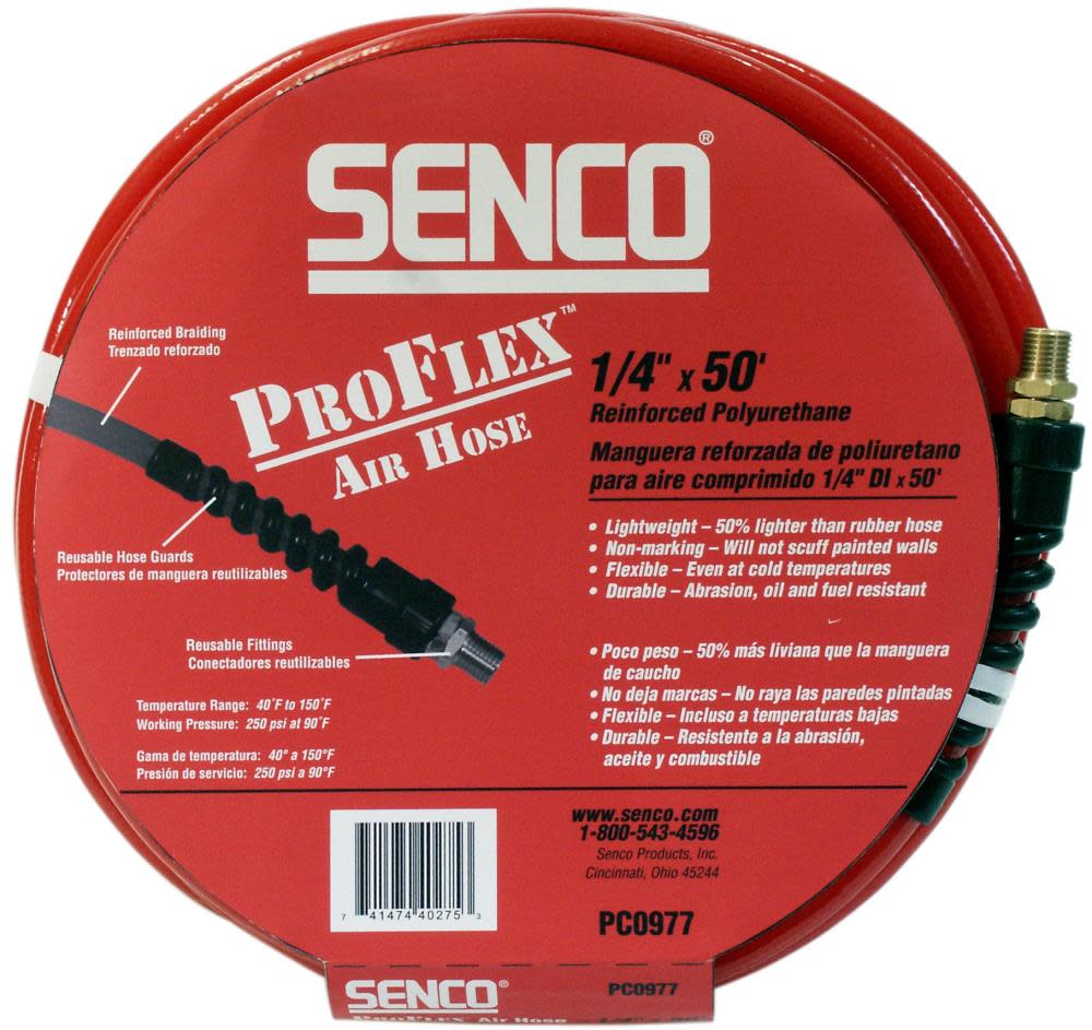 Senco Proflex air hose 1/4″ - Flockneti