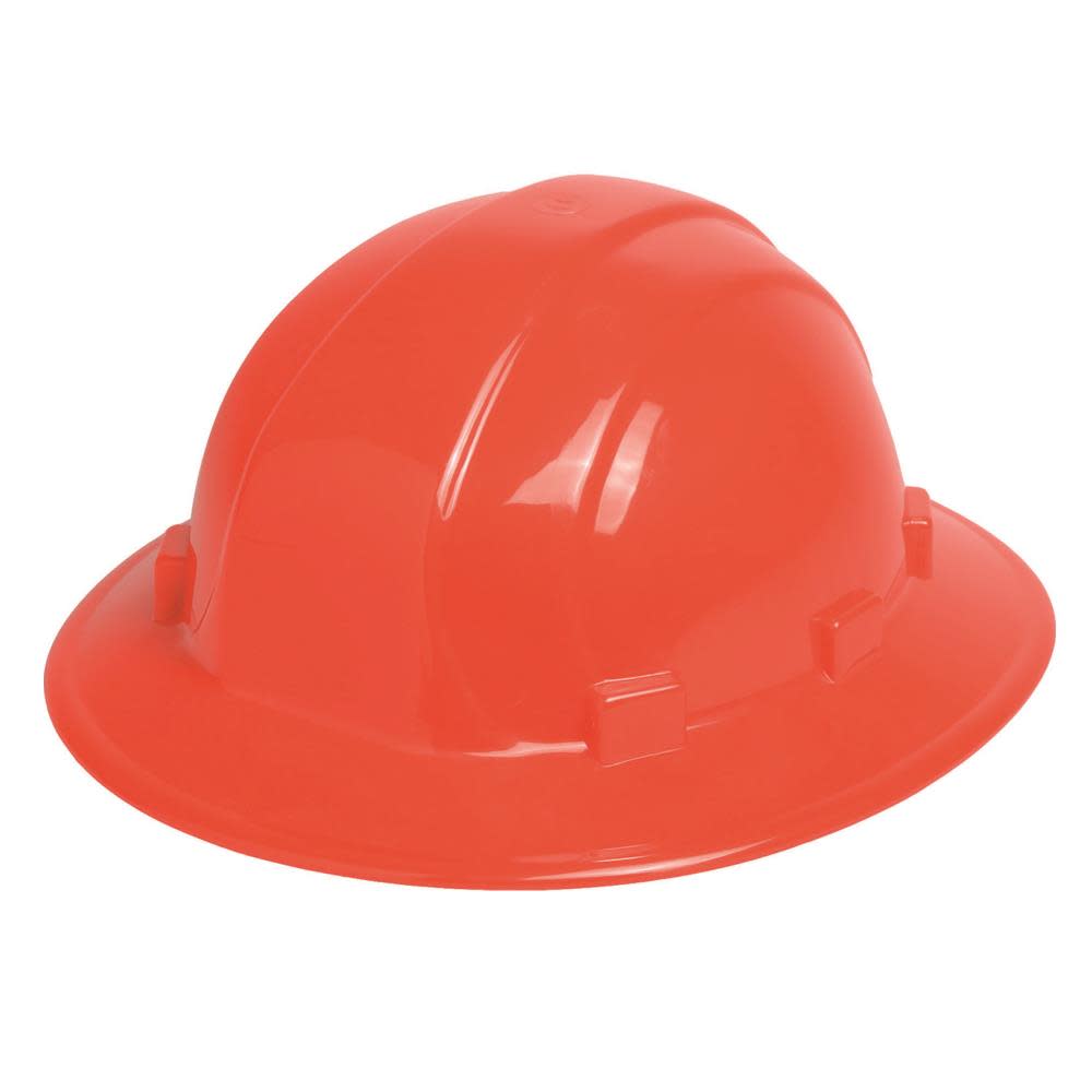 ERB Omega II Full Brim Hard Hat – Hi-Viz Orange - Flockneti