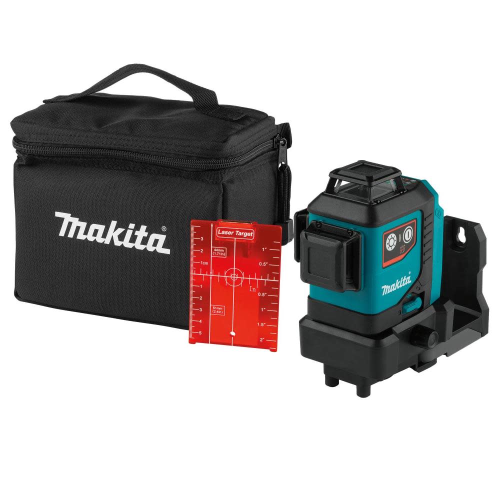 Makita 12V max CXT Self Leveling 360 3 Plane Red Laser Bare Tool - Flockneti