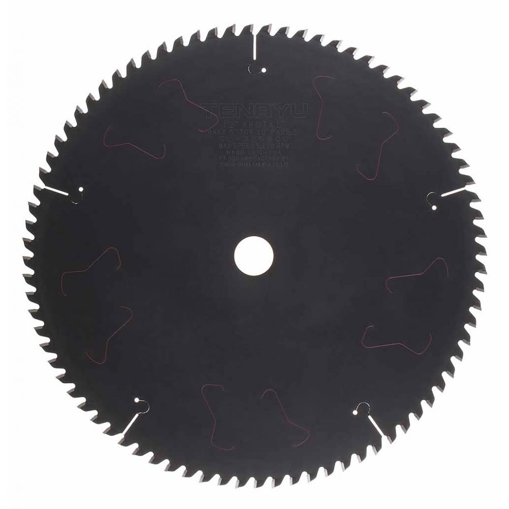 Tenryu Silencer ATAF Saw Blade 12″ x 80T x 1″ Arbor Carbide - Flockneti