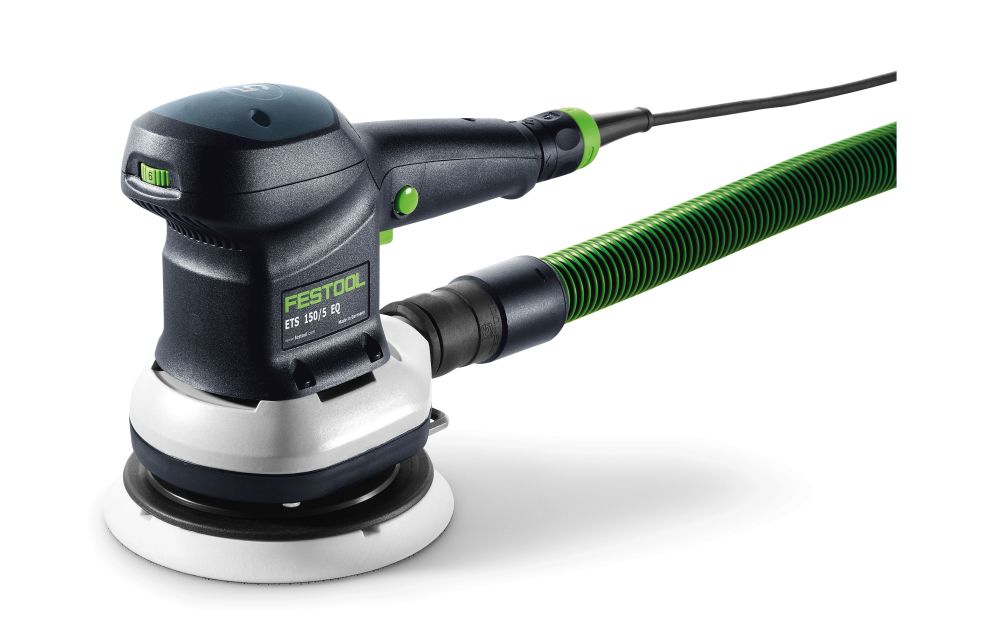 Festool 3 mm ETS 150/3 EQ-Plus Corded Random Orbital Sander - Flockneti