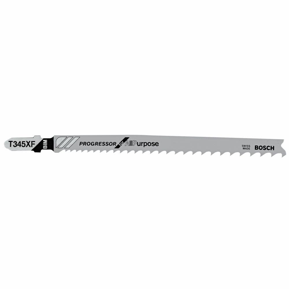 Bosch 100 pc. 5-1/4 In. 5-10P TPI Progressor for Wood with Nails T-Shank Jig Saw Blades - Flockneti