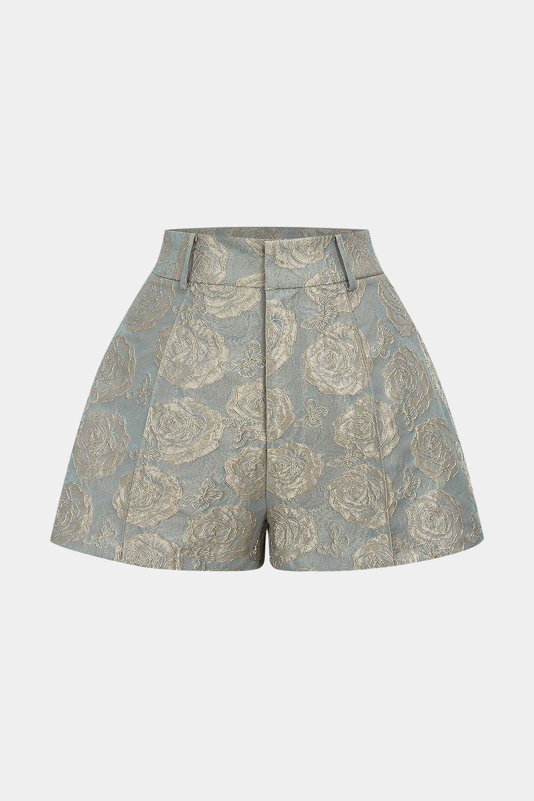 Jacquard Wide Leg Shorts - Flockneti
