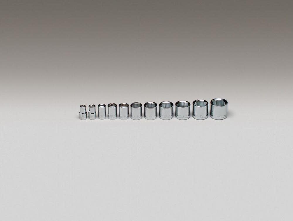 Wright Tool 3/8 In. Drive 11 pc. Special 8 pt Socket Set - Flockneti