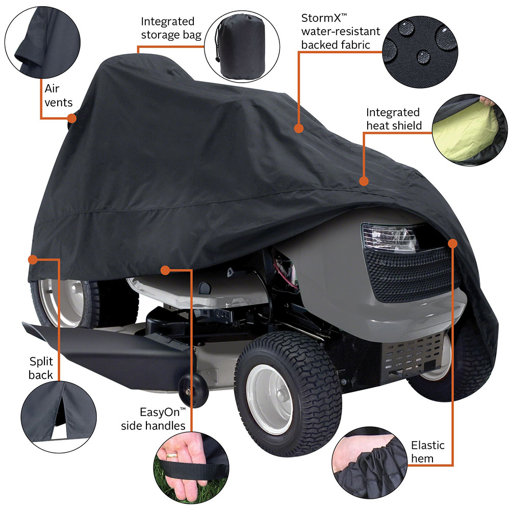 Classic Accessories StormPro Waterproof Heavy-Duty Tractor Cover - Flockneti