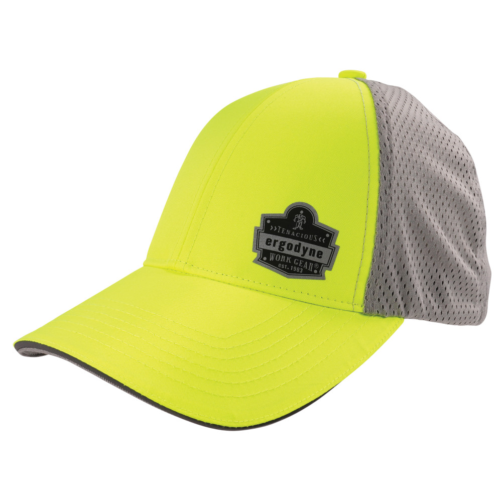 Ergodyne Glowear 8931 Hi Vis Reflective Stretch Fit Hat with Logo S/M - Flockneti