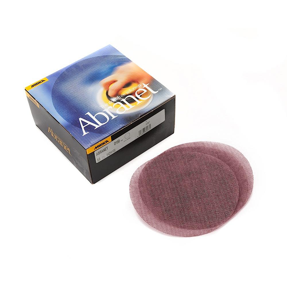 Mirka Abranet 6 In. Grip Vacuum Disc 180 Grit - Flockneti
