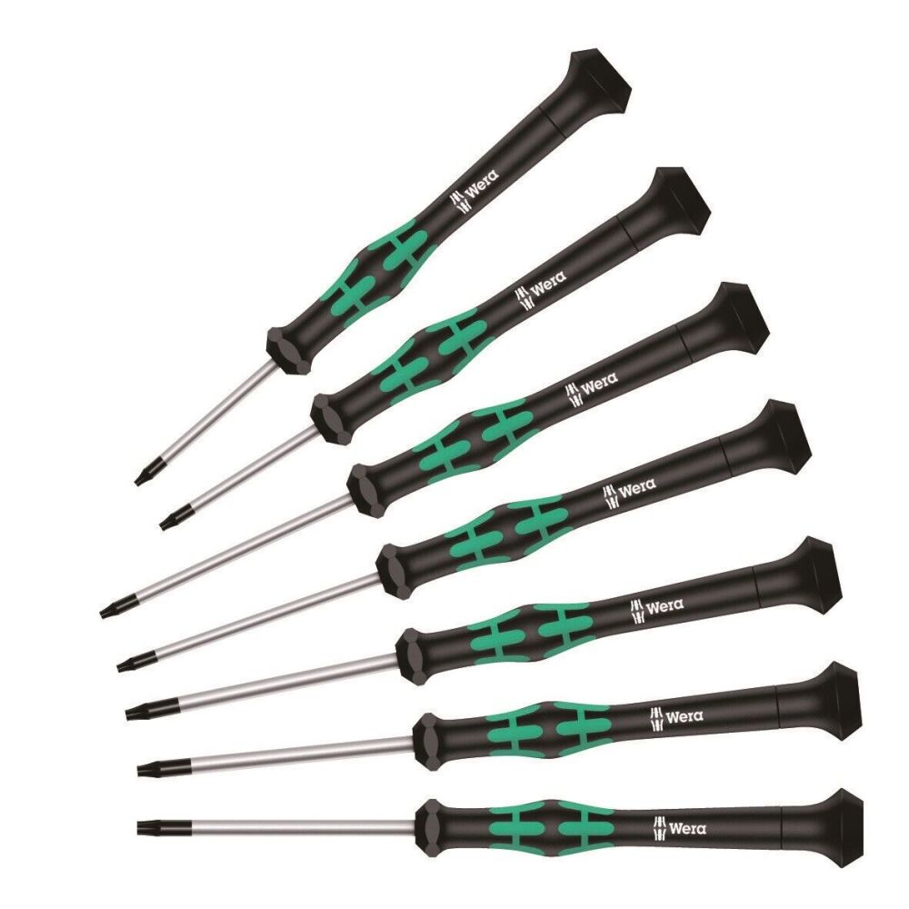 Wera Tools 2067/7 Kraftform Micro Precision TORX HF Screwdriver Set - Flockneti