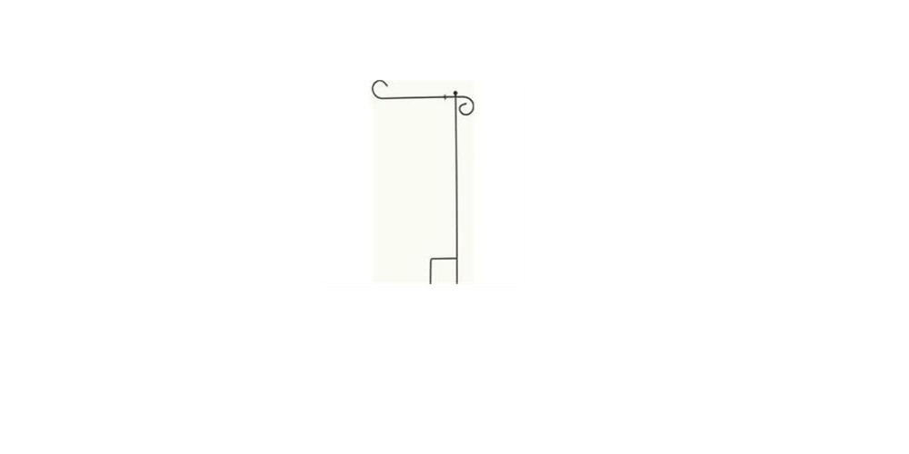 Valley Forge Flag 40 In. Length Black Painted Steel Garden Flag Holder - Flockneti