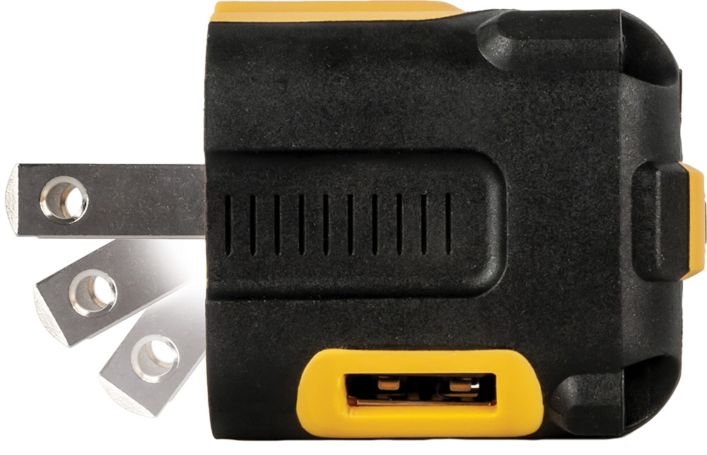 DEWALT NeverBlock Worksite USB Charger 2 Port - Flockneti