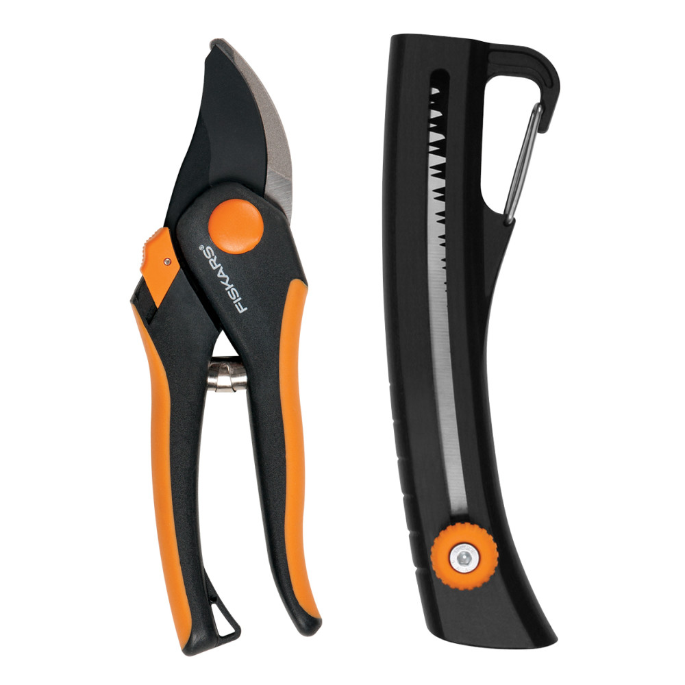Fiskars Saw Steel Blade & Pruner Set 2pc - Flockneti