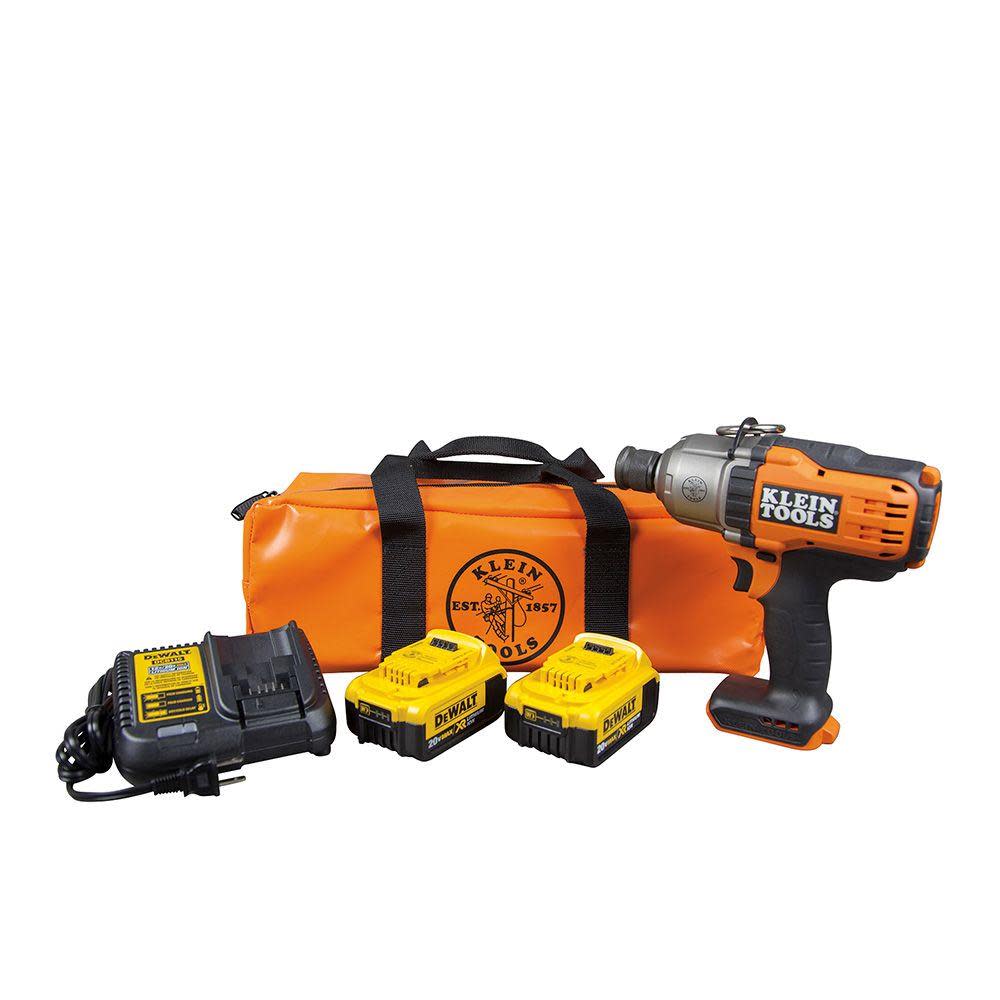 Klein Tools Cordless Impact Wrench Kit 7/16″ - Flockneti