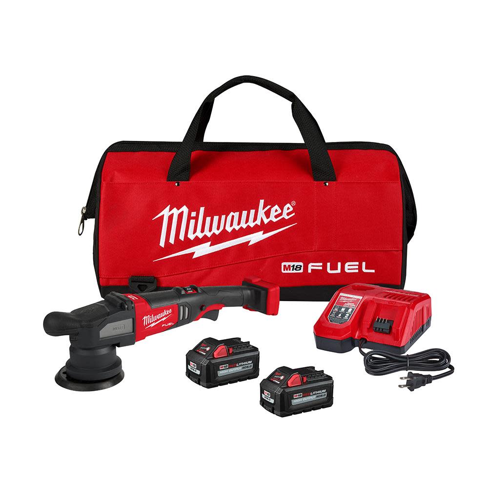 Milwaukee M18 FUEL 15mm Random Orbital Polisher Kit - Flockneti