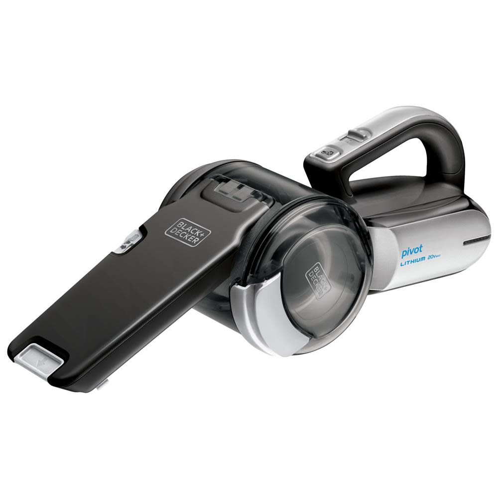 Black and Decker 20V Lithium Pivot Cordless Hand Vacuum - Flockneti