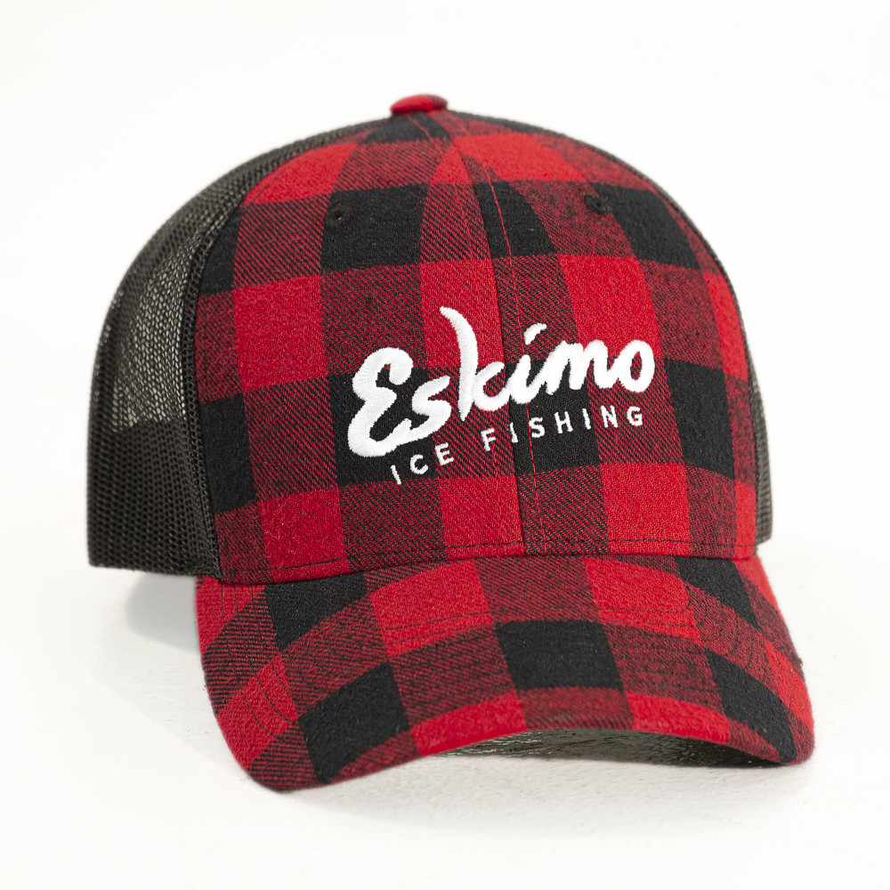Eskimo Buffalo Plaid Trucker Cap - Flockneti