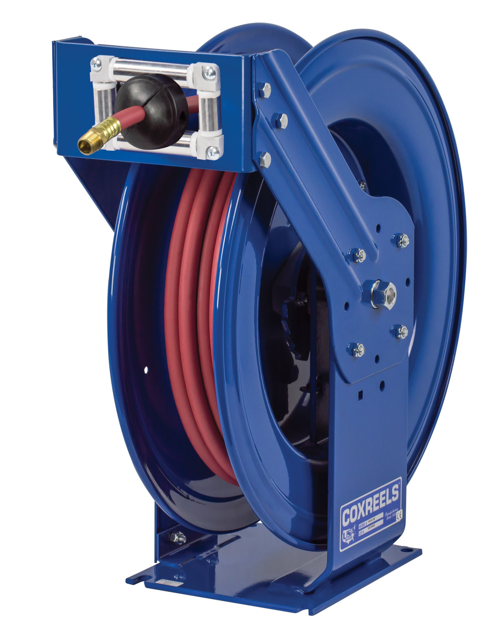 Coxreels Hose Reel Supreme Duty Spring Rewind for Air/Water 1/2″ ID 50′ 300 PSI - Flockneti