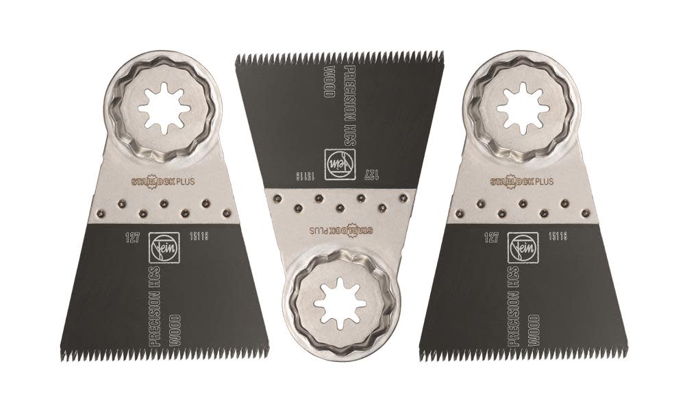 Fein StarlockPlus E-Cut 127 Precision Saw Blade for All Wood Materials Plasterboard and Soft Plastics - Flockneti