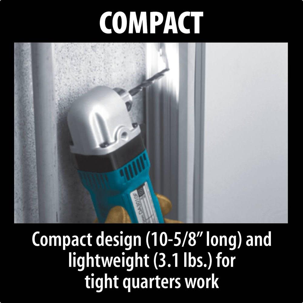 Makita 3/8 in. Angle Drill Reversible - Flockneti