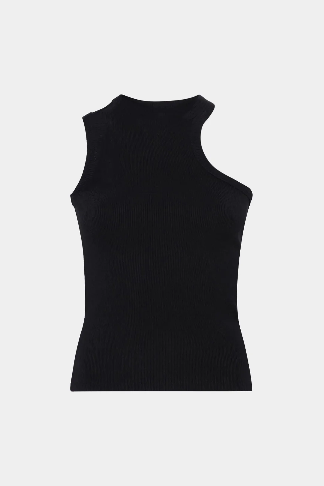 Plus Size Letter Print Asymmetrical Tank Top - Flockneti