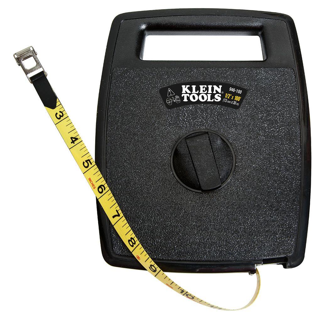 Klein Tools 100′ Woven Fiberglass Tape Case - Flockneti