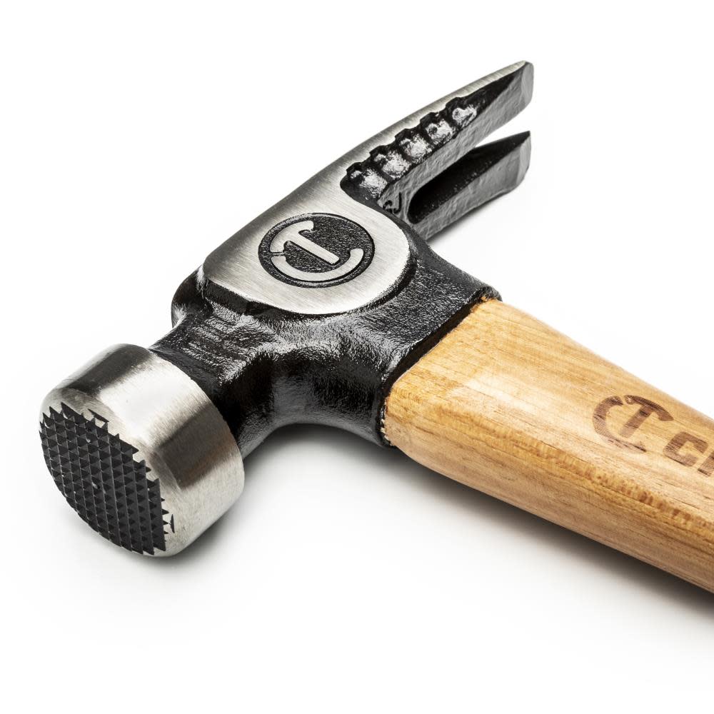 Crescent Framing Hammer Milled Face 22oz with Wood Handle - Flockneti