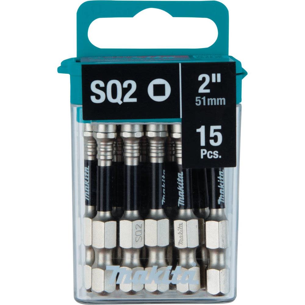 Makita Impact XPS #2 Square 2″ Power Bit 15/pk - Flockneti
