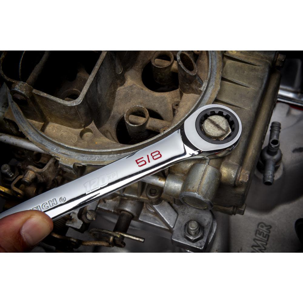 GEARWRENCH 11 Pc 120XP Universal Spline XL Ratcheting Combination SAE Wrench Set - Flockneti