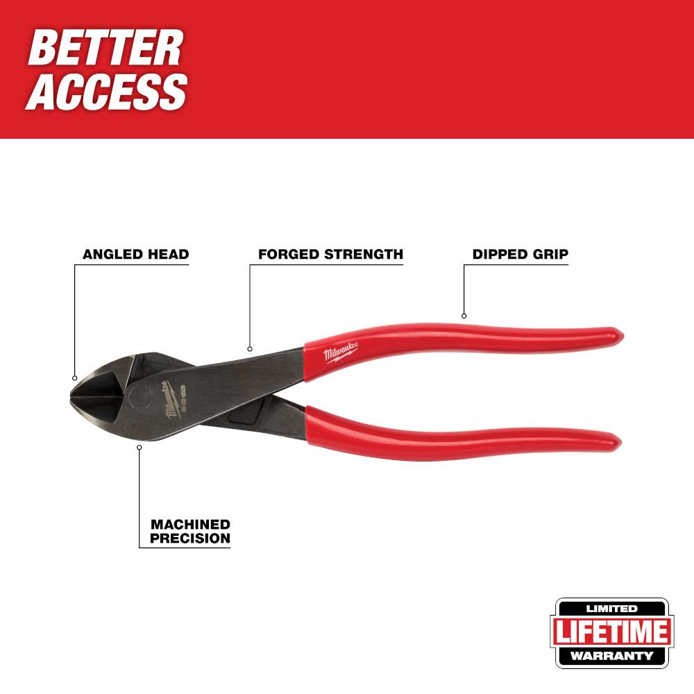 Milwaukee 8” Angled Head Diagonal-Dipped - Flockneti