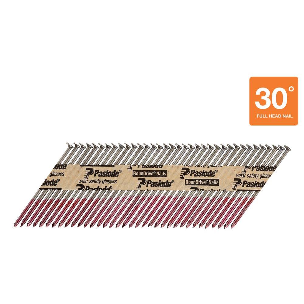 Paslode 3-1/4″ X .131 ROUNDRIVE 30 Framing Nails - Flockneti