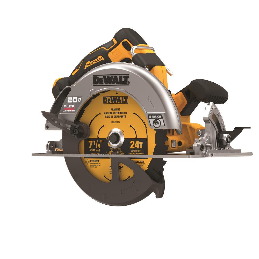 DEWALT 20V MAX 7 1/4″ Circular Saw with FLEXV Advantage Bare Tool - Flockneti