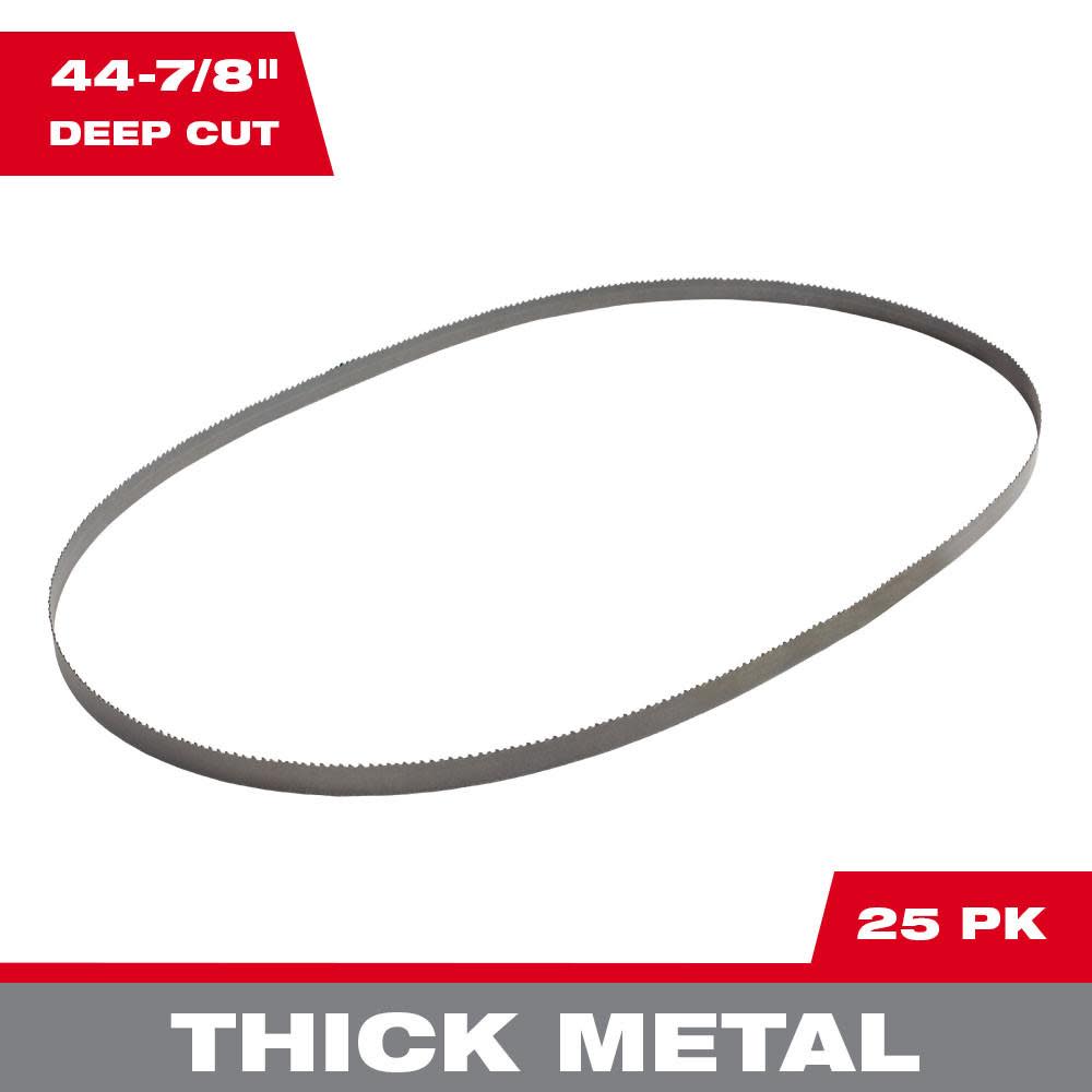 Milwaukee 10/14 TPI Deep Cut Band Saw Blades 25-Pack - Flockneti
