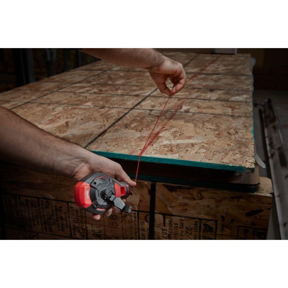 Milwaukee 100 Ft. Bold Line Chalk Reel – Blue Chalk - Flockneti
