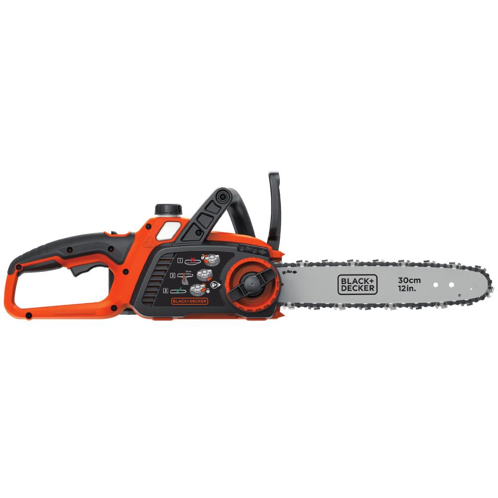 Black and Decker 40V Lithium Ion 12″ Cordless Electric Chainsaw Bare Tool - Flockneti