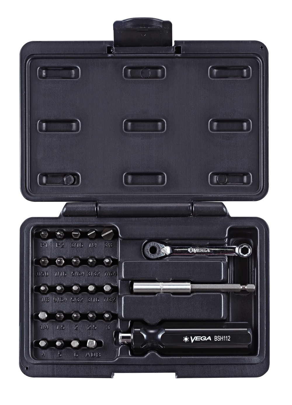 Vega 27pc Bit & Hand Driver Set with Ratchet - Flockneti