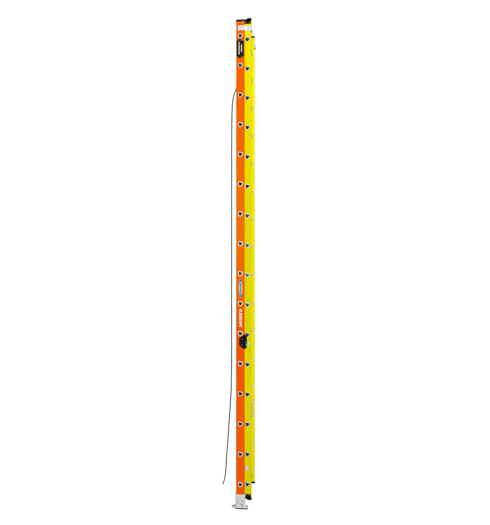 Werner Glidesafe Extension Ladder Fiberglass Tri Rung Type IA 32′ - Flockneti