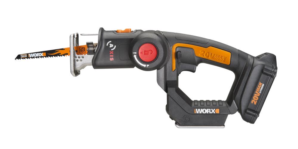 Worx POWER SHARE 20V AXIS 2 in 1 Reciprocating Saw & Jigsaw Kit - Flockneti