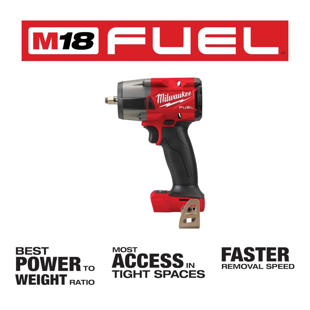 Milwaukee M18 FUEL 3/8 Impact Wrench with Friction Ring Reconditioned - Flockneti