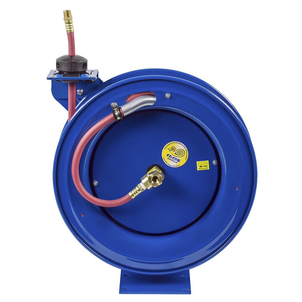 Coxreels EZ P Series 3/8″ x 50′ Spring Driven Hose Reel - Flockneti